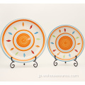 卸売セラミックディナーウェア手描きの家族の食器
